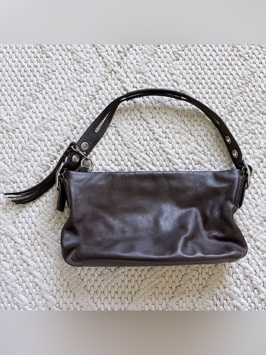 Coach Handbags - Vintage COACH Legacy East West Duffle Mahogany leather shoulder bag purse 1417